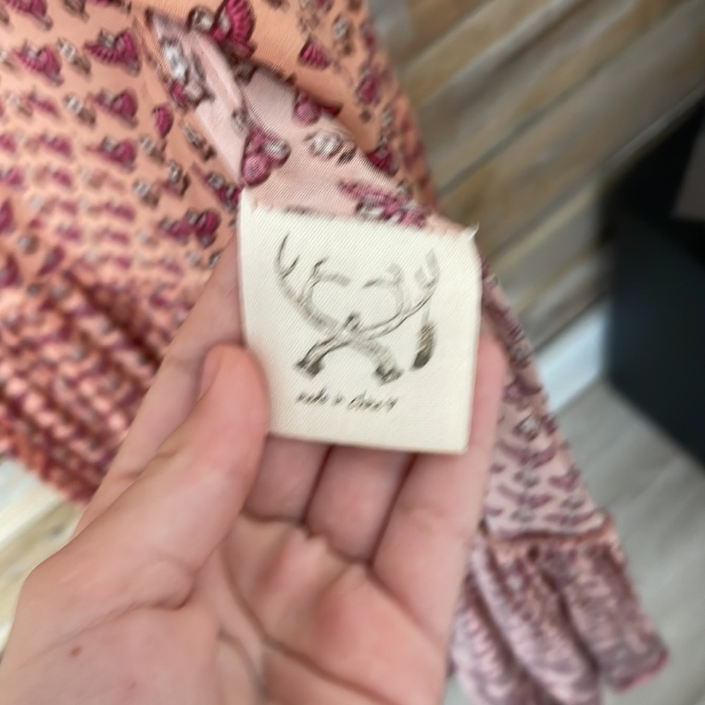 Spell Pink Boho Maxi Dress with Border Print - Picture 9 of 10